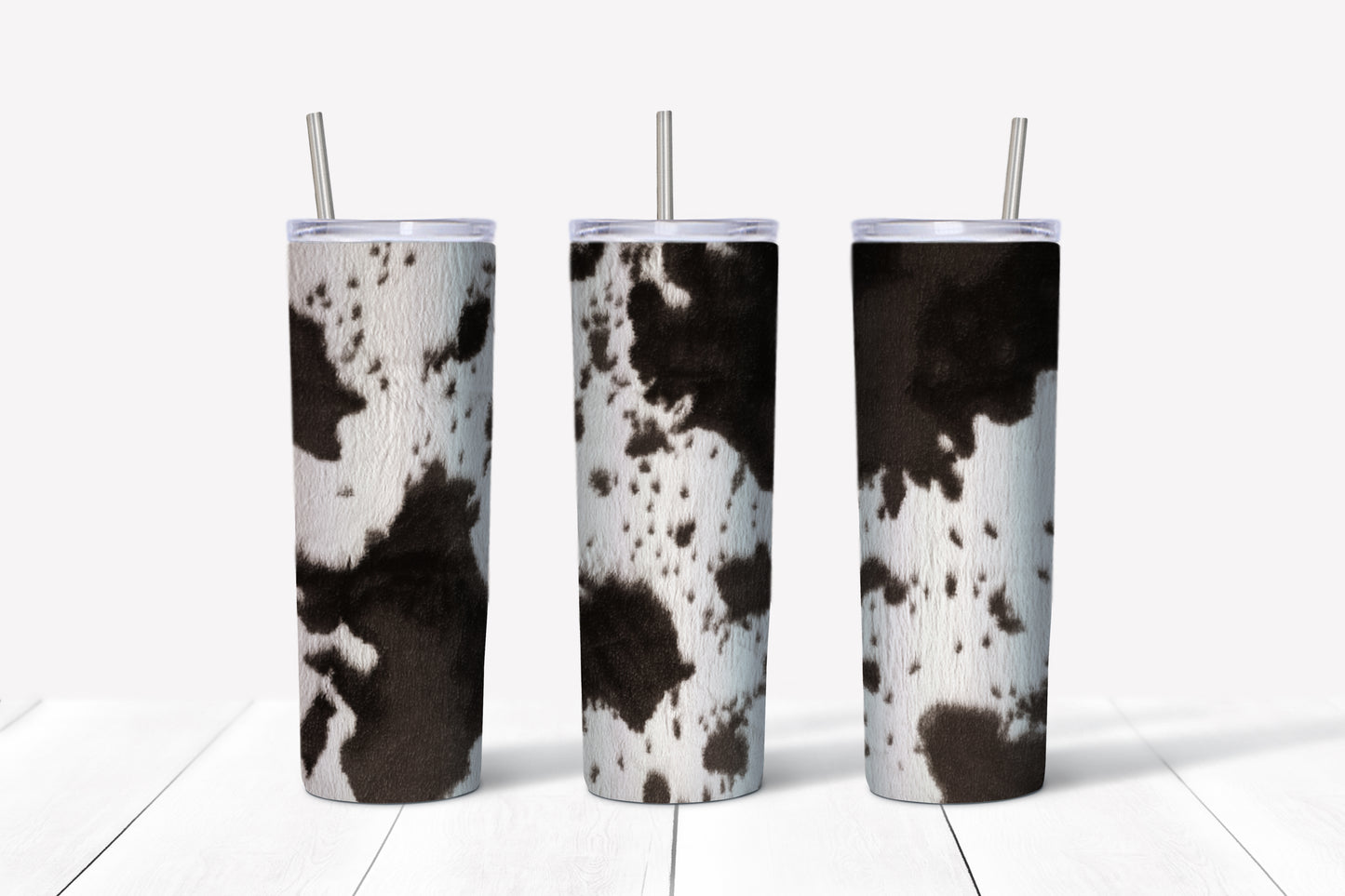 black cow hide