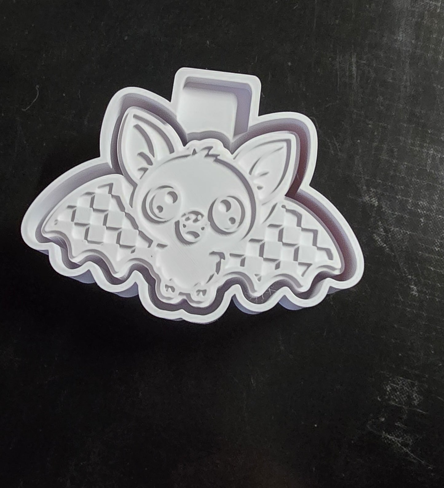 Cute Checkered Bat - mold