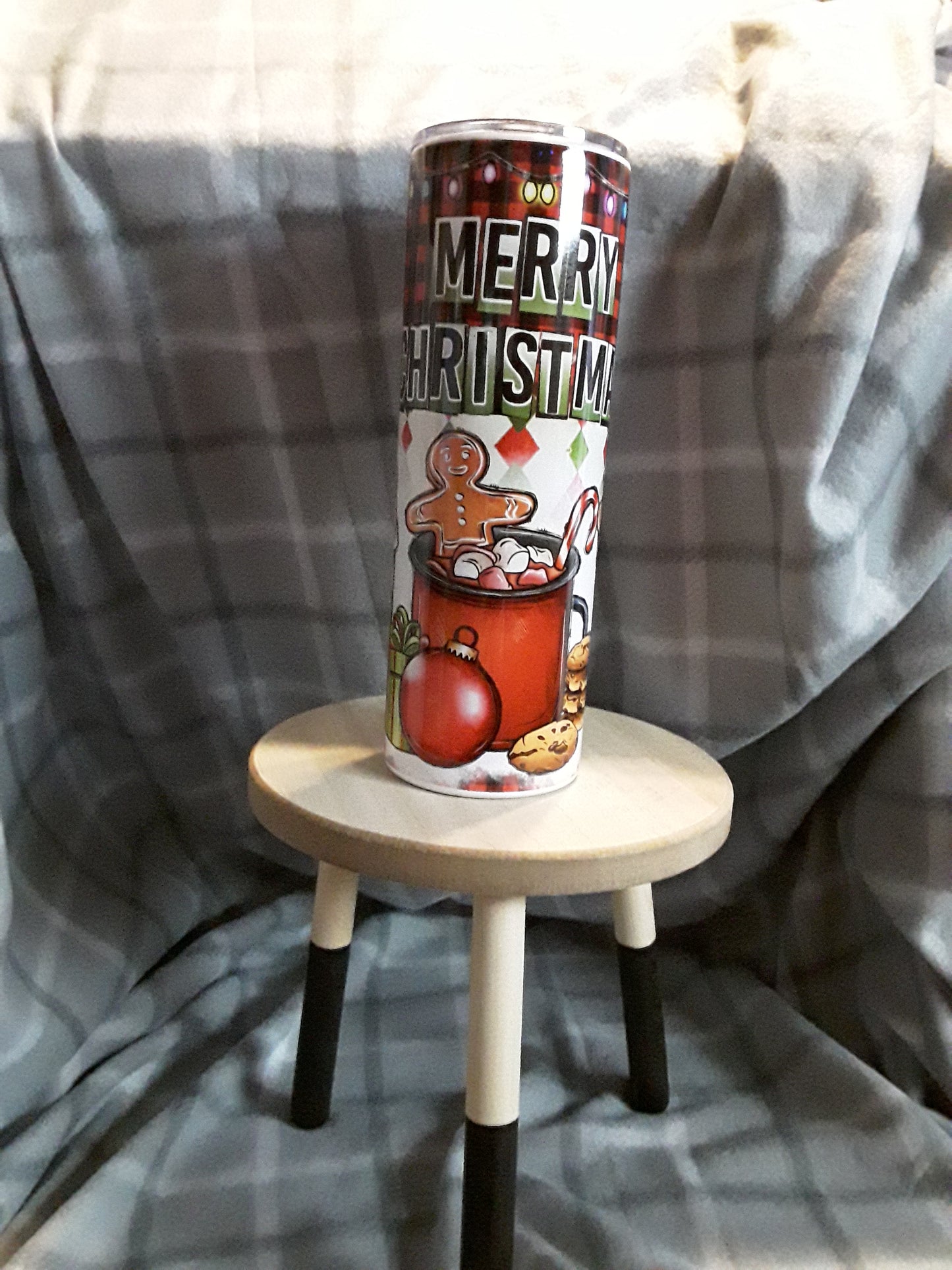 Merry Christmas Cocoa Skinny Tumbler