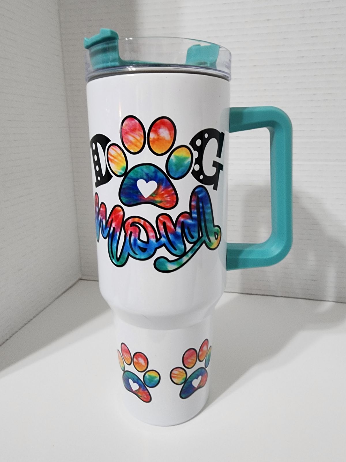 Dog Mom tie dye 40oz