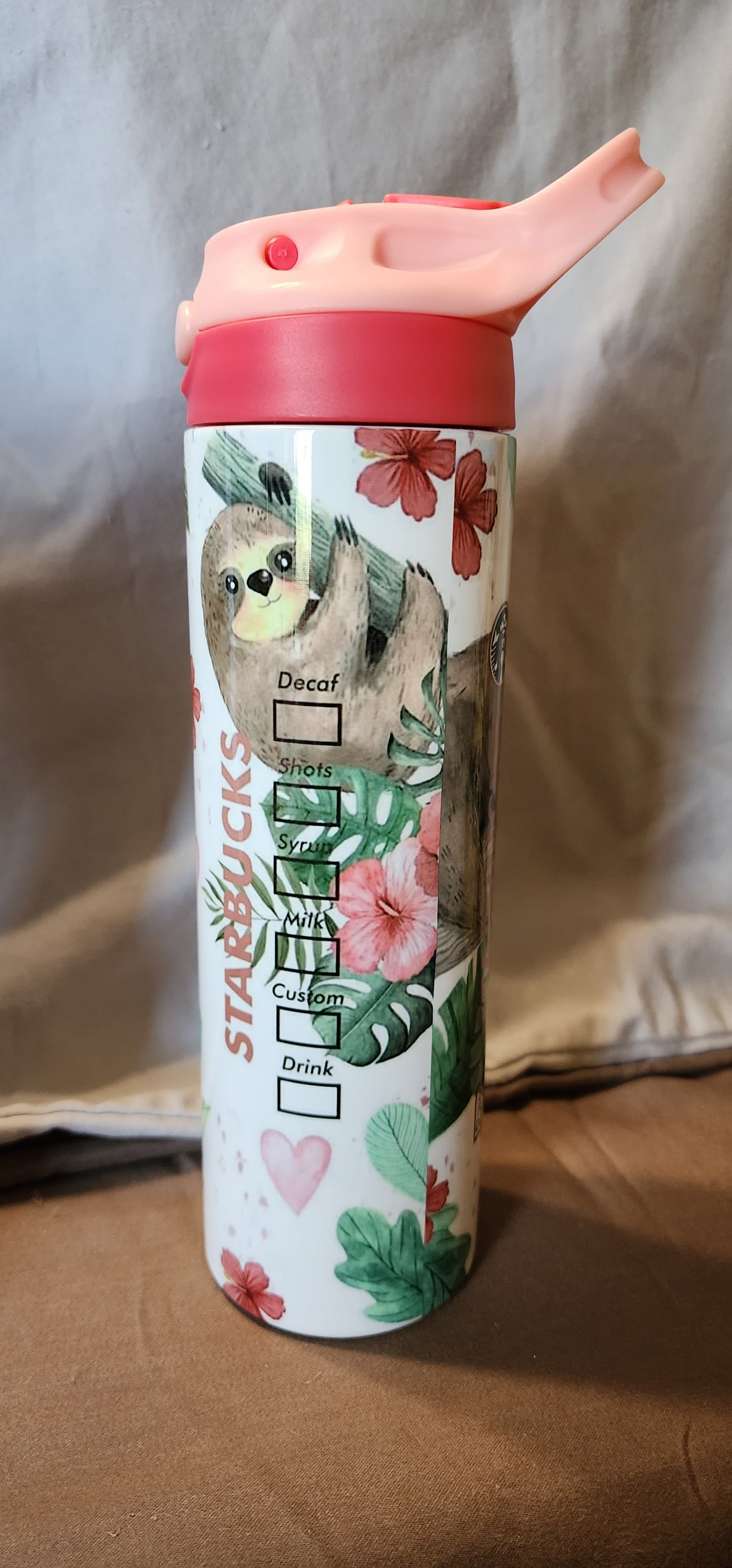 Starbucks Sloth water bottle