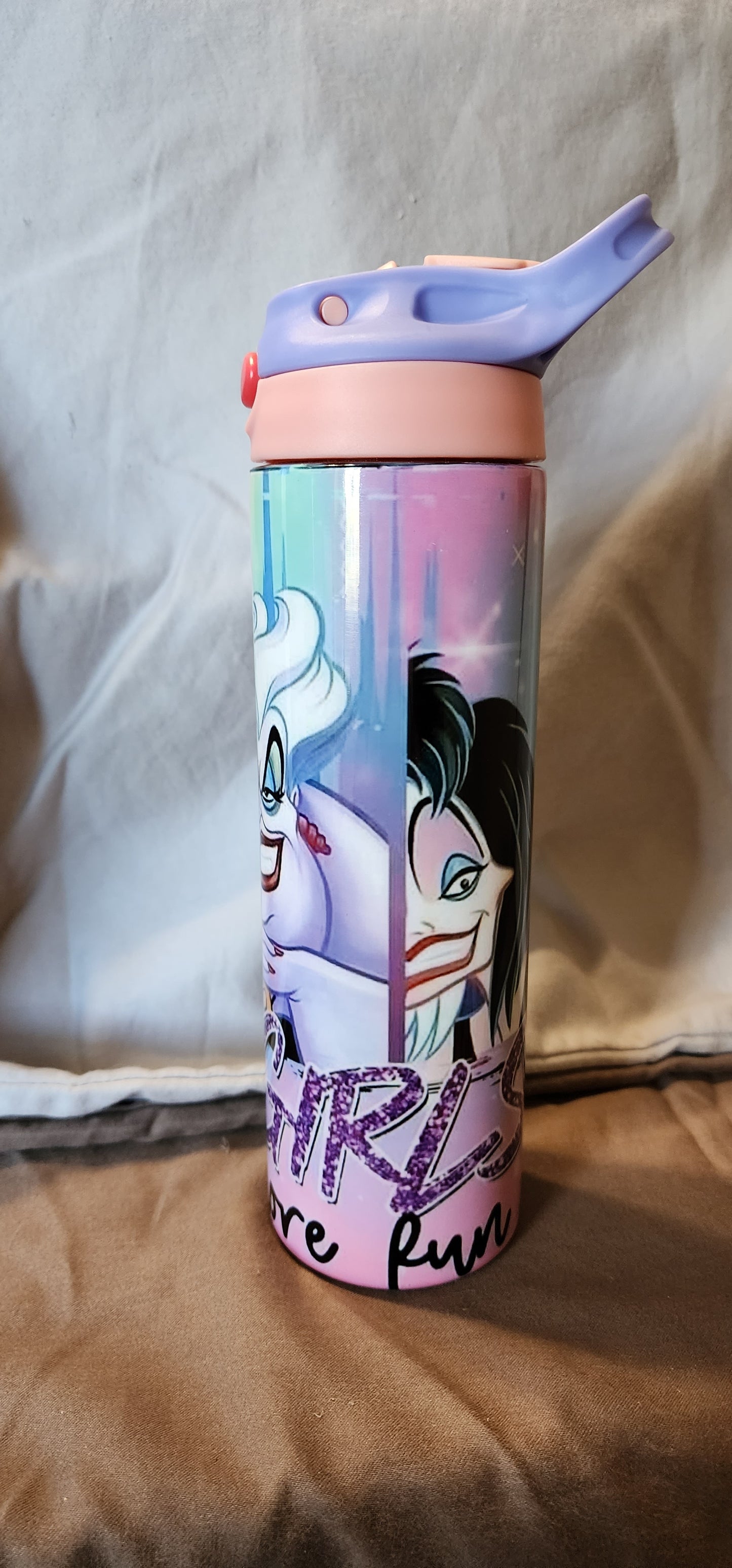 Bad girls have fun, water bottle