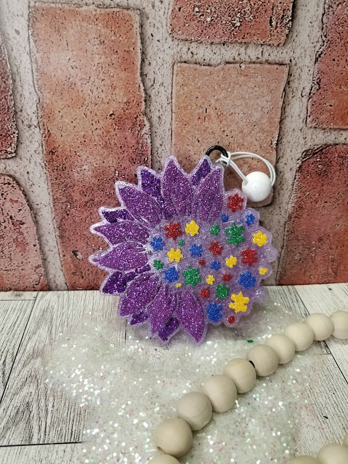 Flower Puzzle pieces