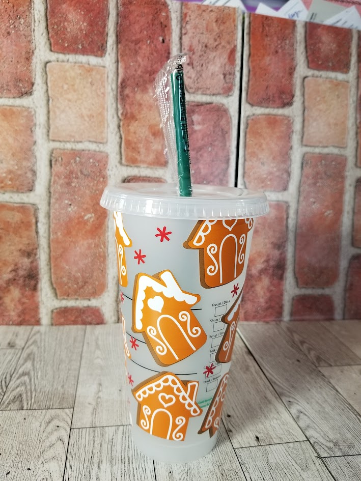 Gingerbread House 24oz Starbucks cup