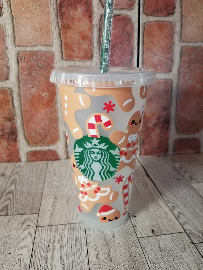 Gingerbread man Starbucks cup