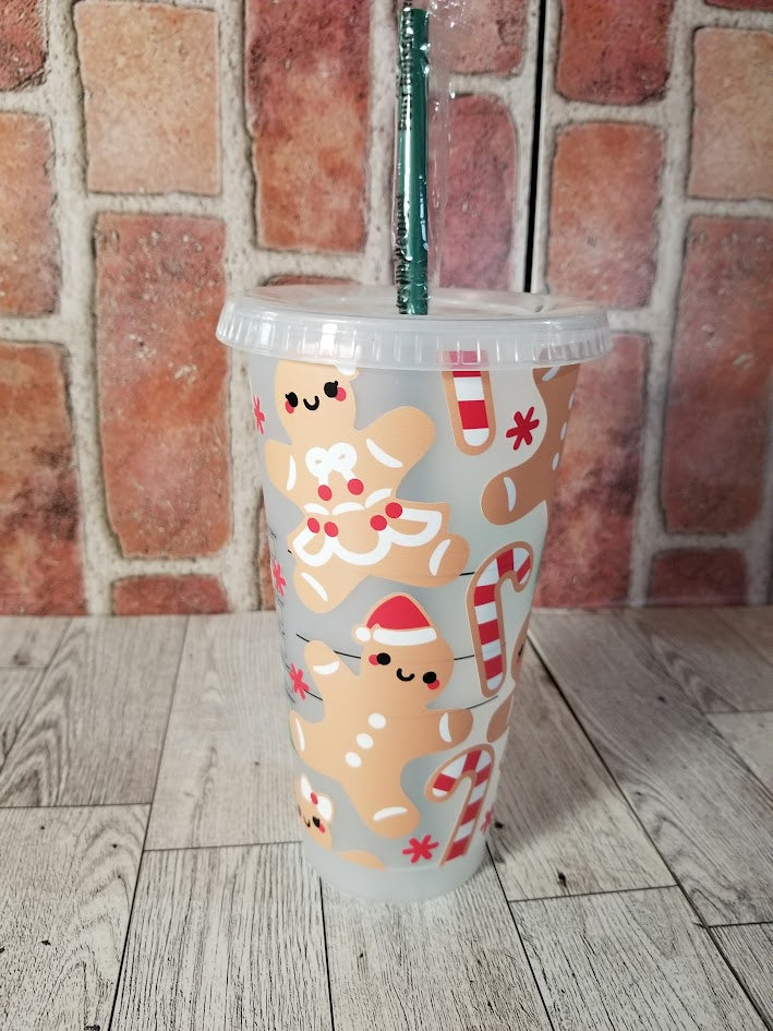 Gingerbread man Starbucks cup