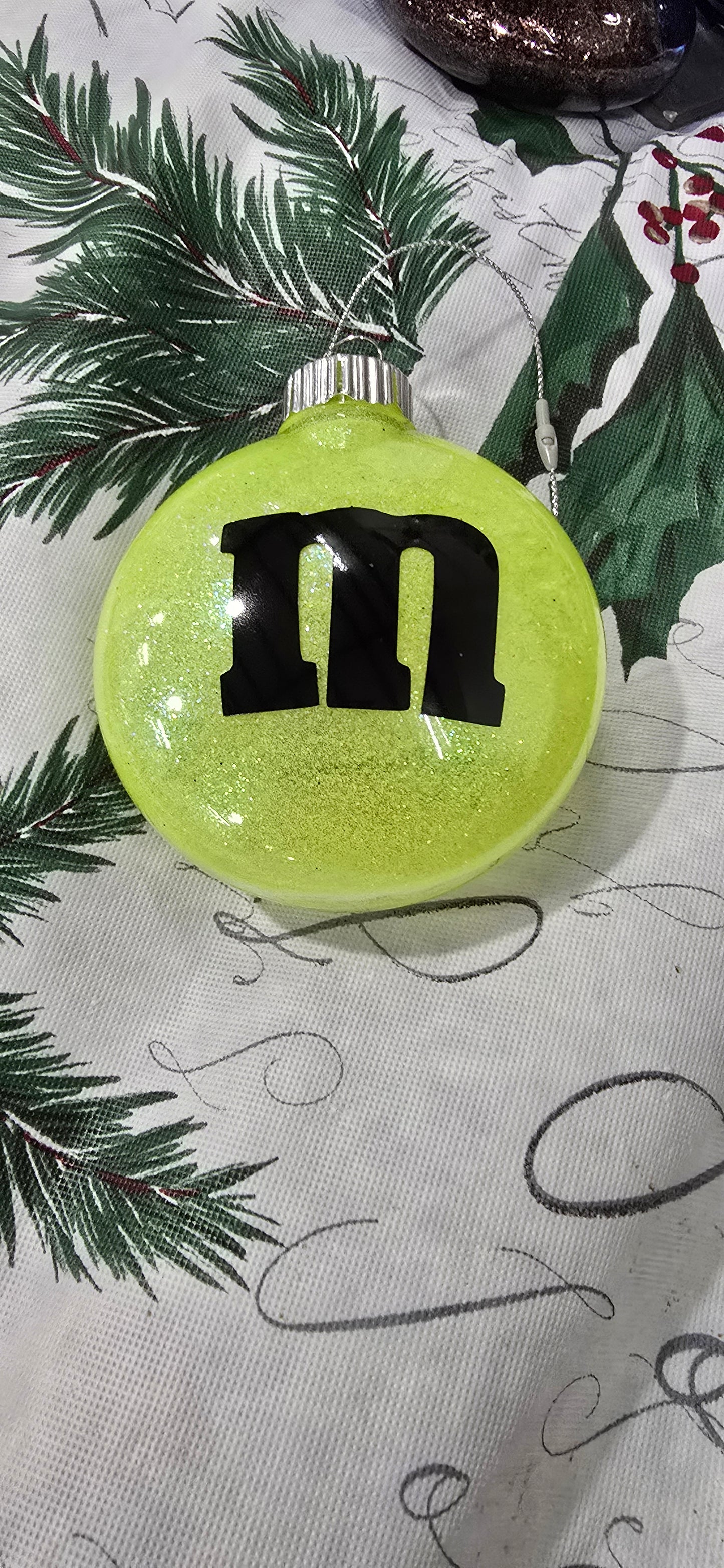 Yellow M and M