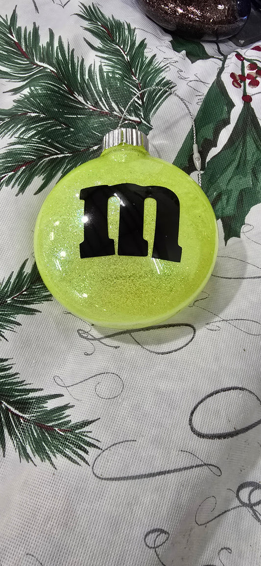 Yellow M and M