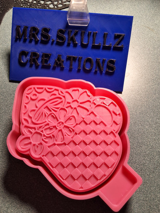 Floral Mug Freshie mold