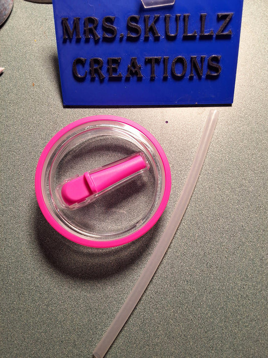 40oz replacement lid/ hot pink