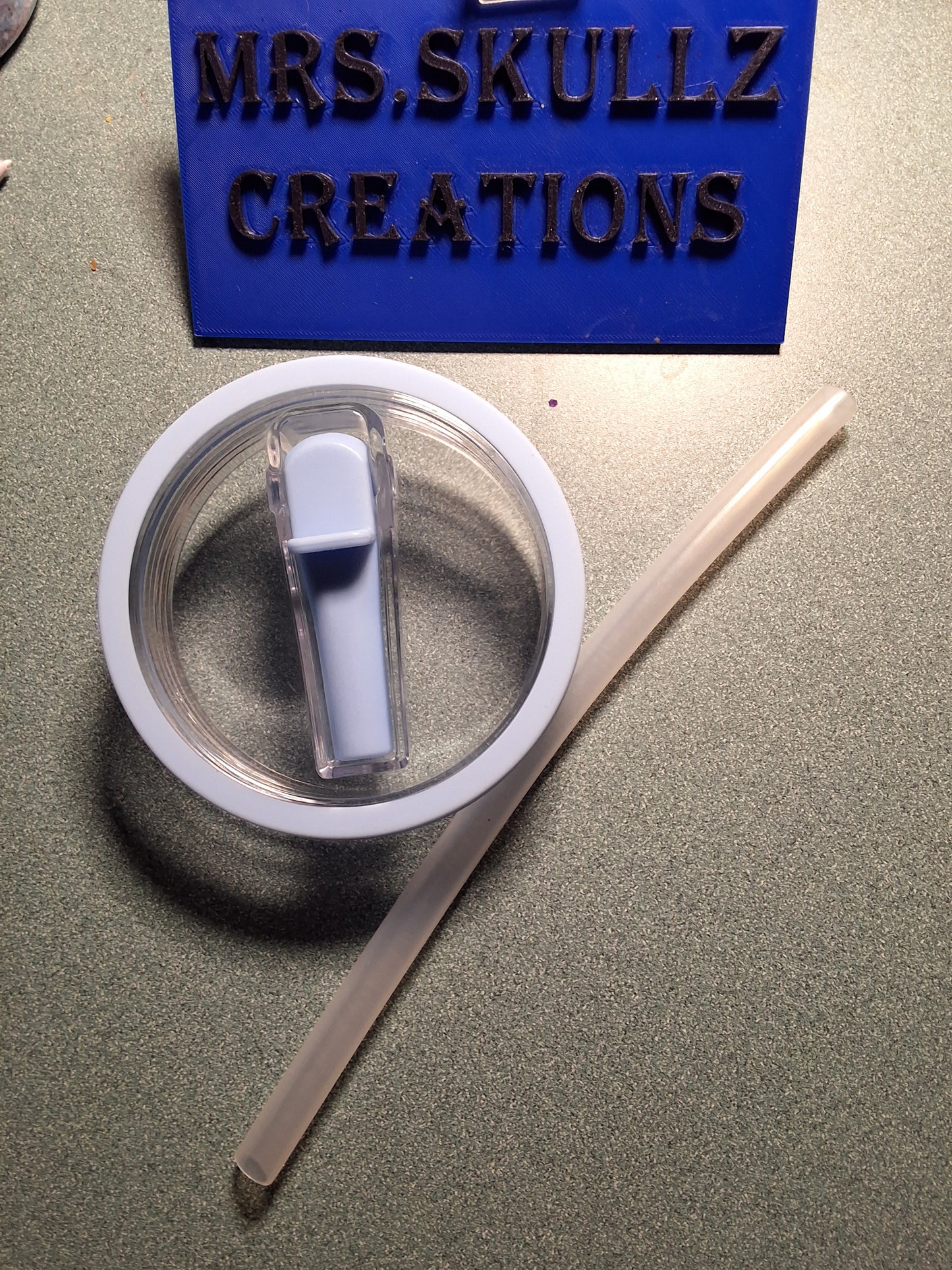 40oz replacement lid/ light blue