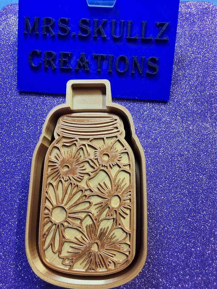 Flower Jar Freshie Mold