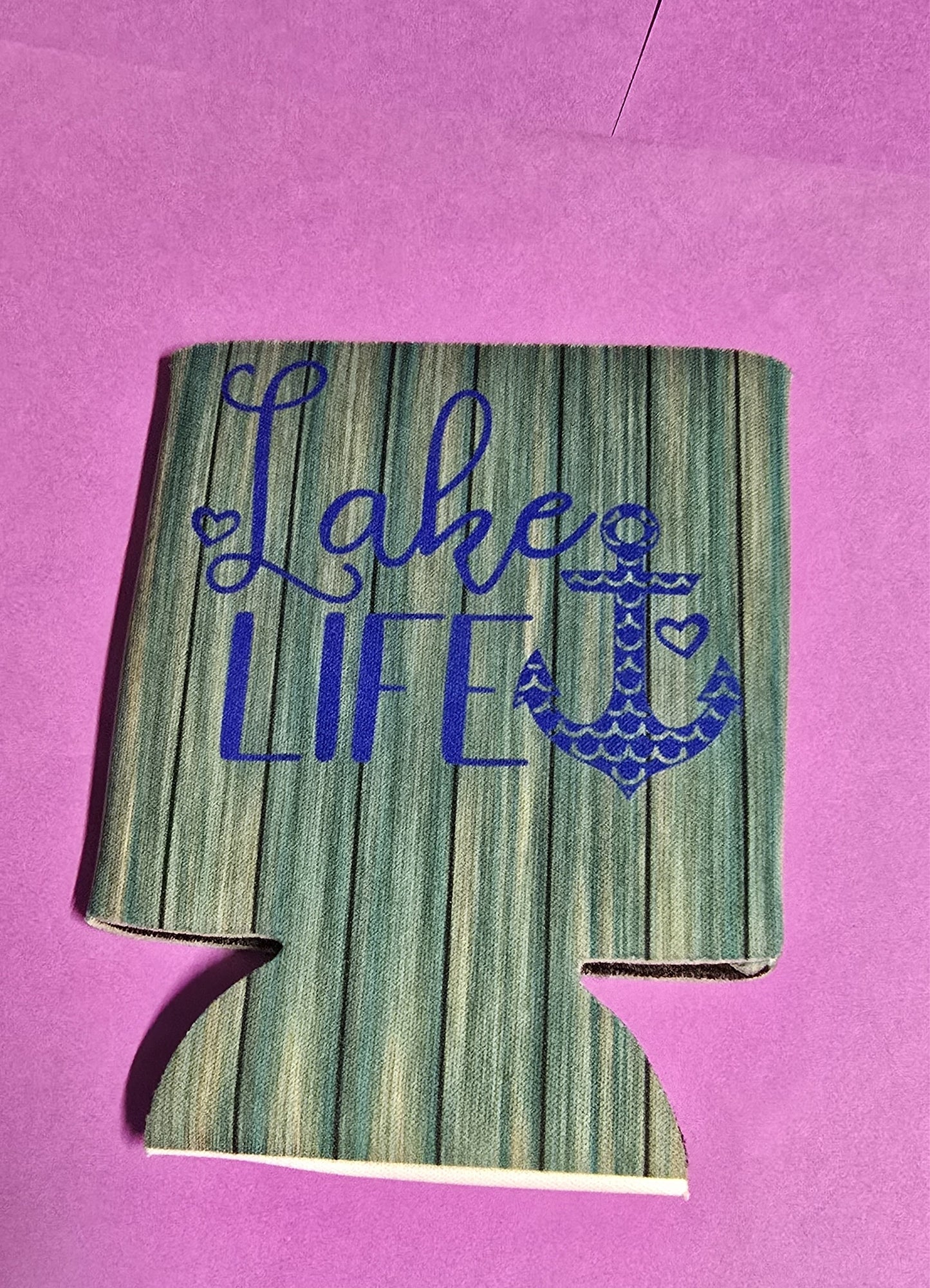 Lake Life can koozie