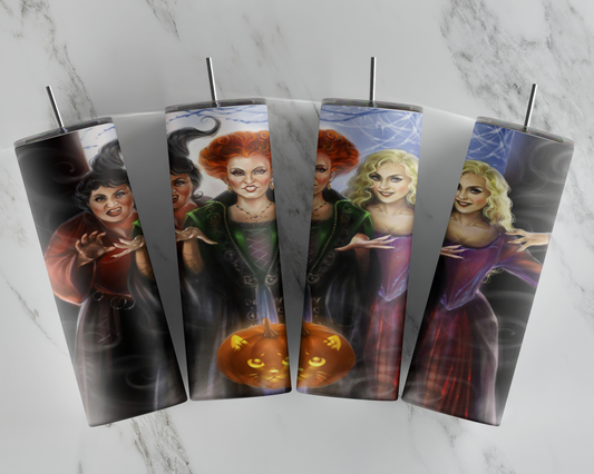 Hocus Pocus Girls with pumpkin