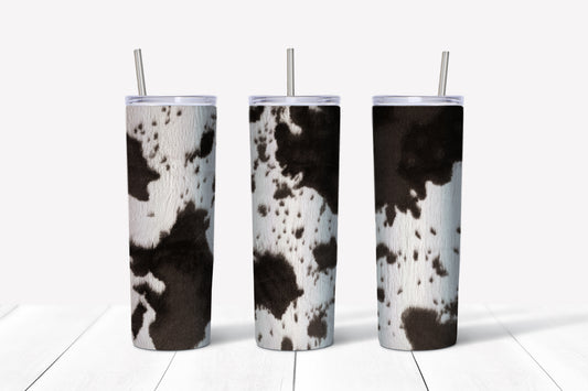 black cow hide