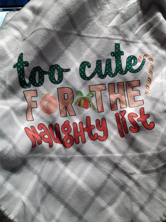 Blanket - Too Cute for the Naughty List