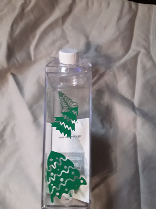 17oz milk carton Christmas Trees
