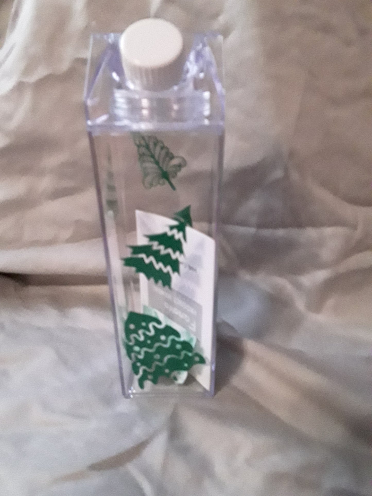 17oz milk carton Christmas Trees