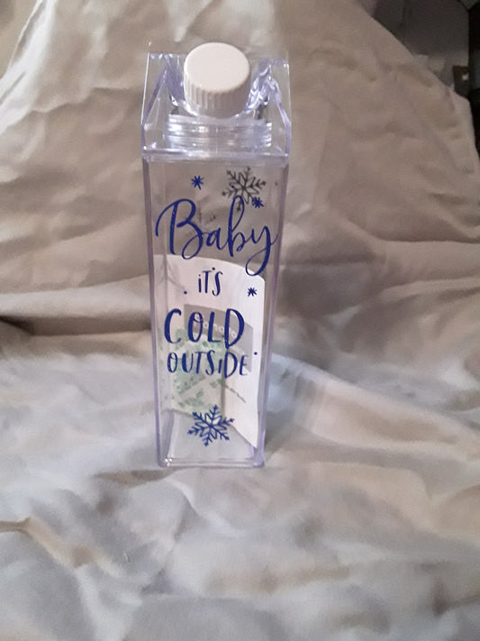 17oz Milk Carton  Baby its cold