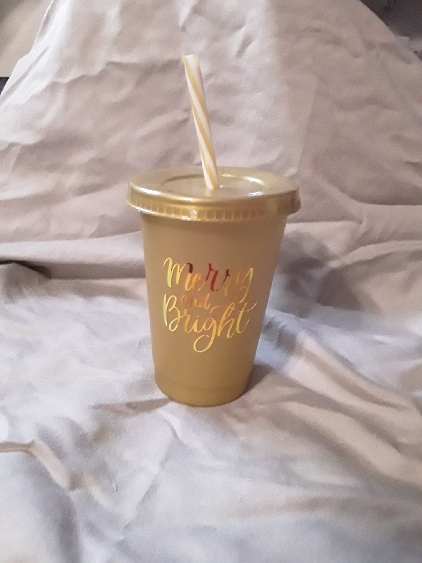15.5oz reusable cup  Merry and Bright