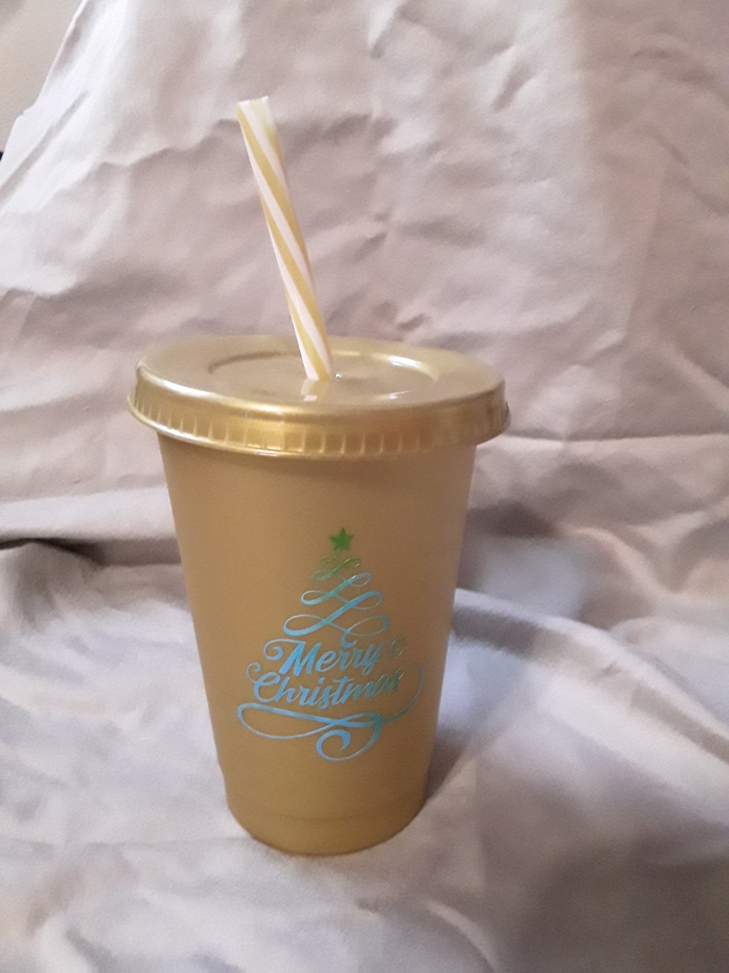 15.5 reusable cup Merry Christmas