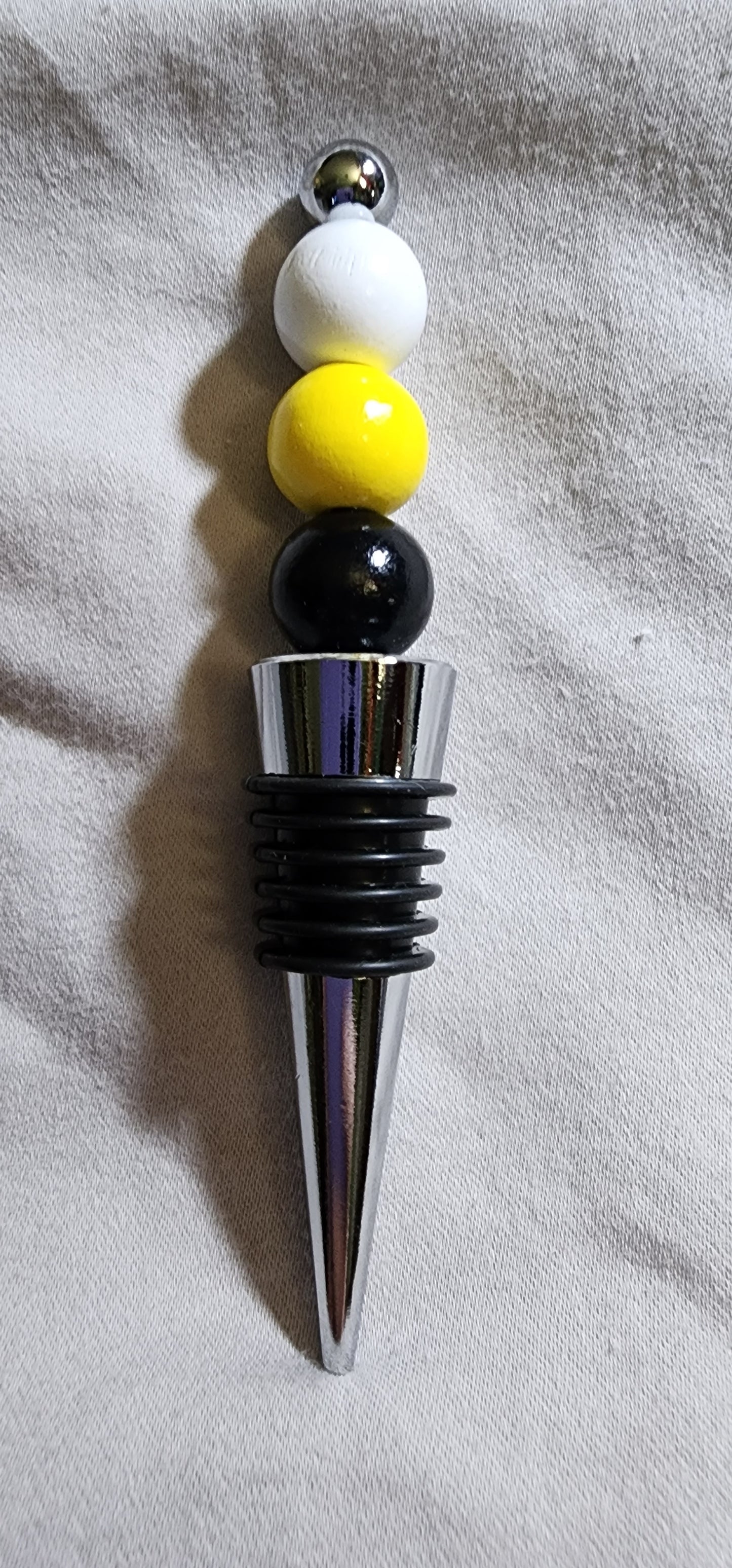 beaded wine stopper