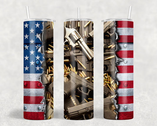 Flag and Guns